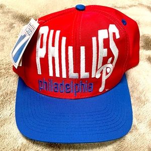 Vintage Philadelphia Phillies MLB Baseball SnapBack Hat Logo 7 New With Tags